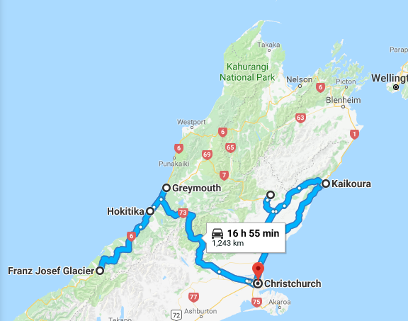 New Zealand 1 MAP